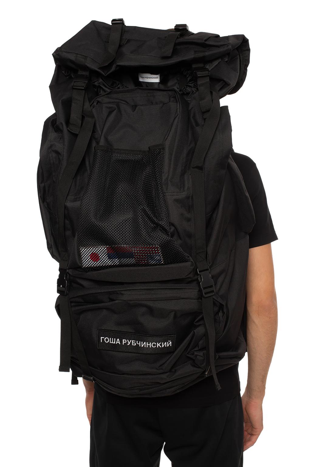 Black Velcro patch backpack Gosha Rubchinskiy - Vitkac Australia